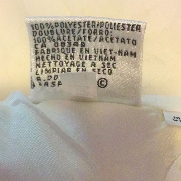 LE SUIT woman’s skirt sz 8 WHITE - Picture 6 of 8